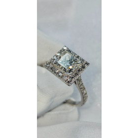 Кольцо из белого золота с бриллиантами 2,344 ct
